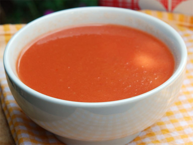 tomato egg flower soup
